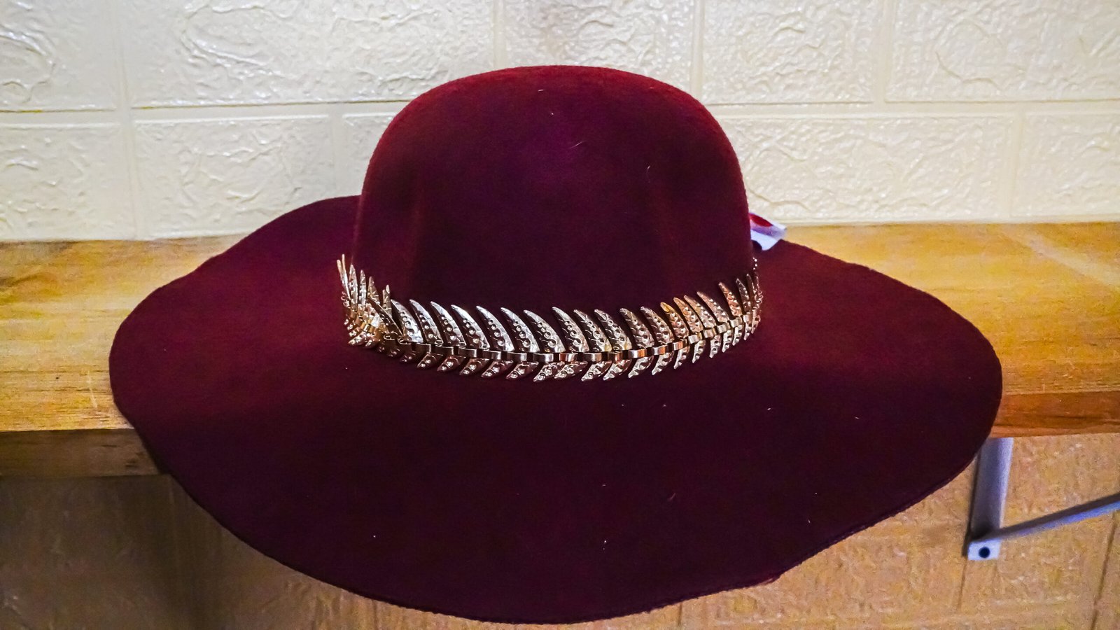 Burgundy Floppy Hat