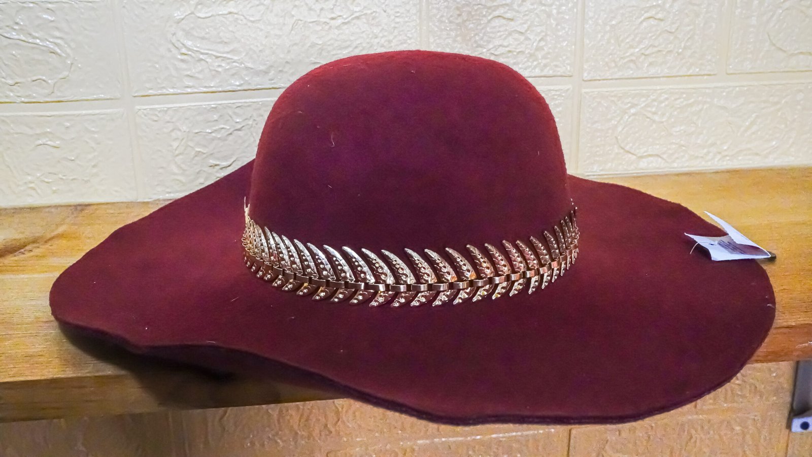 Burgundy Floppy Hat